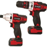 Einhell TE-TK 12 Li 12V Twinpack - Combi & Impact Driver inc 2 x 2.0Ah Batteries